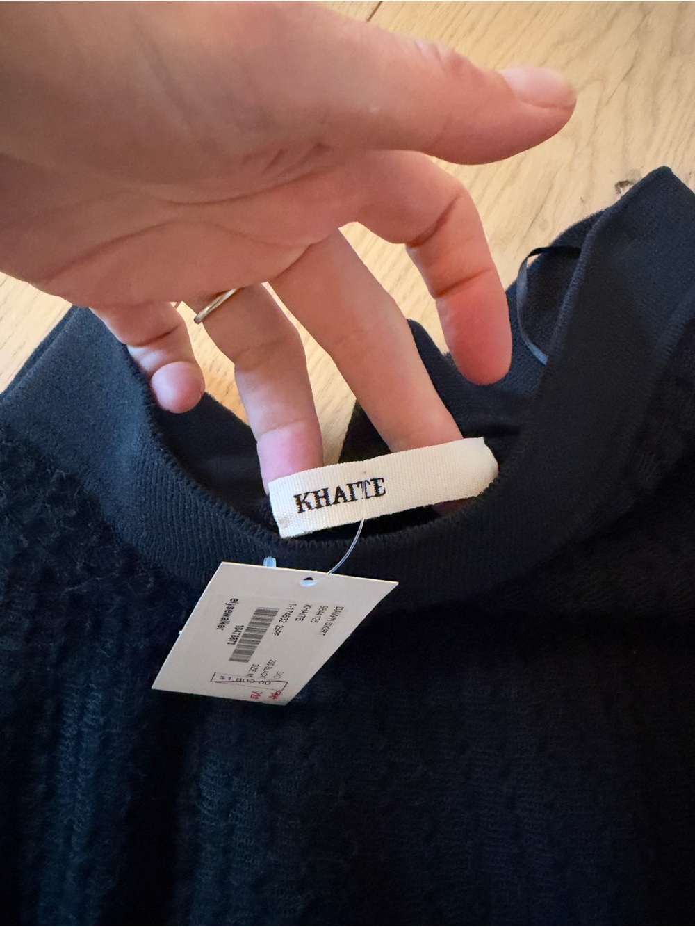 KHAITE Black Maxi Pleated Skirt - Picture 4 of 5